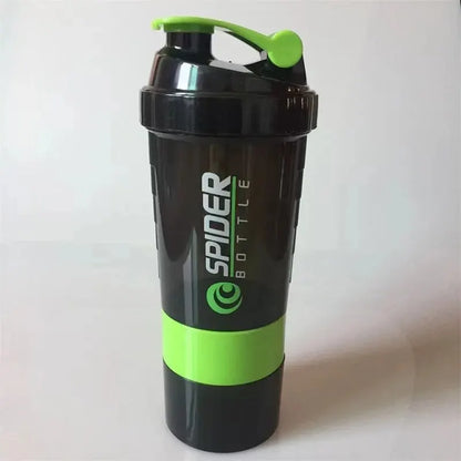 Protein Shaker Bottle – 3 Layer Fitness Mixing Cup