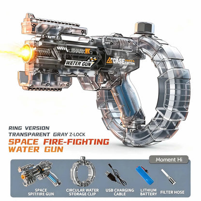 Electric Automatic Water Gun with Lights & Rechargeable Battery