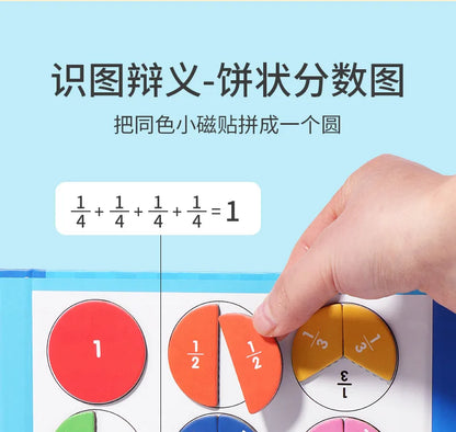 Magnetic Fraction Learning Book for Kids