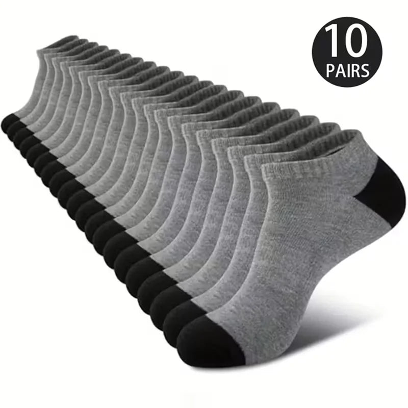 Ankle Socks 5 Pack Breathable Low Cut Unisex Socks