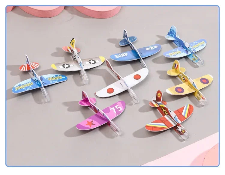 Foam Glider Airplane Toys DIY Party Favor Pack 20-100PCS
