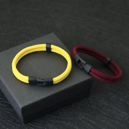 Men's Rope Bracelet – Double Layer Stackable Wristband