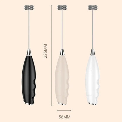 Electric Milk Frother Handheld Battery Powered Coffee Whisk