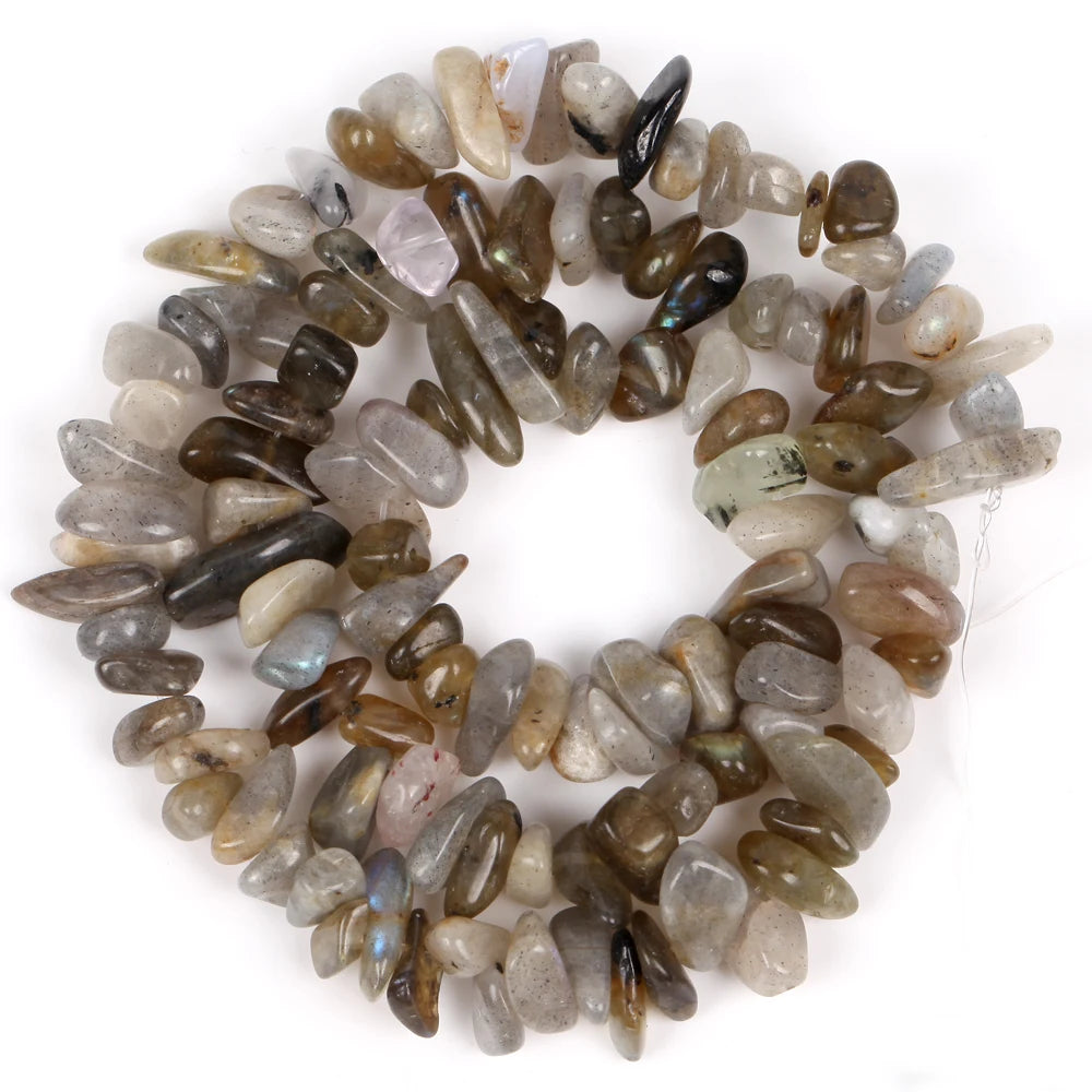Natural Stone Chip Beads Irregular Gemstone Beads 15 Inch Strand