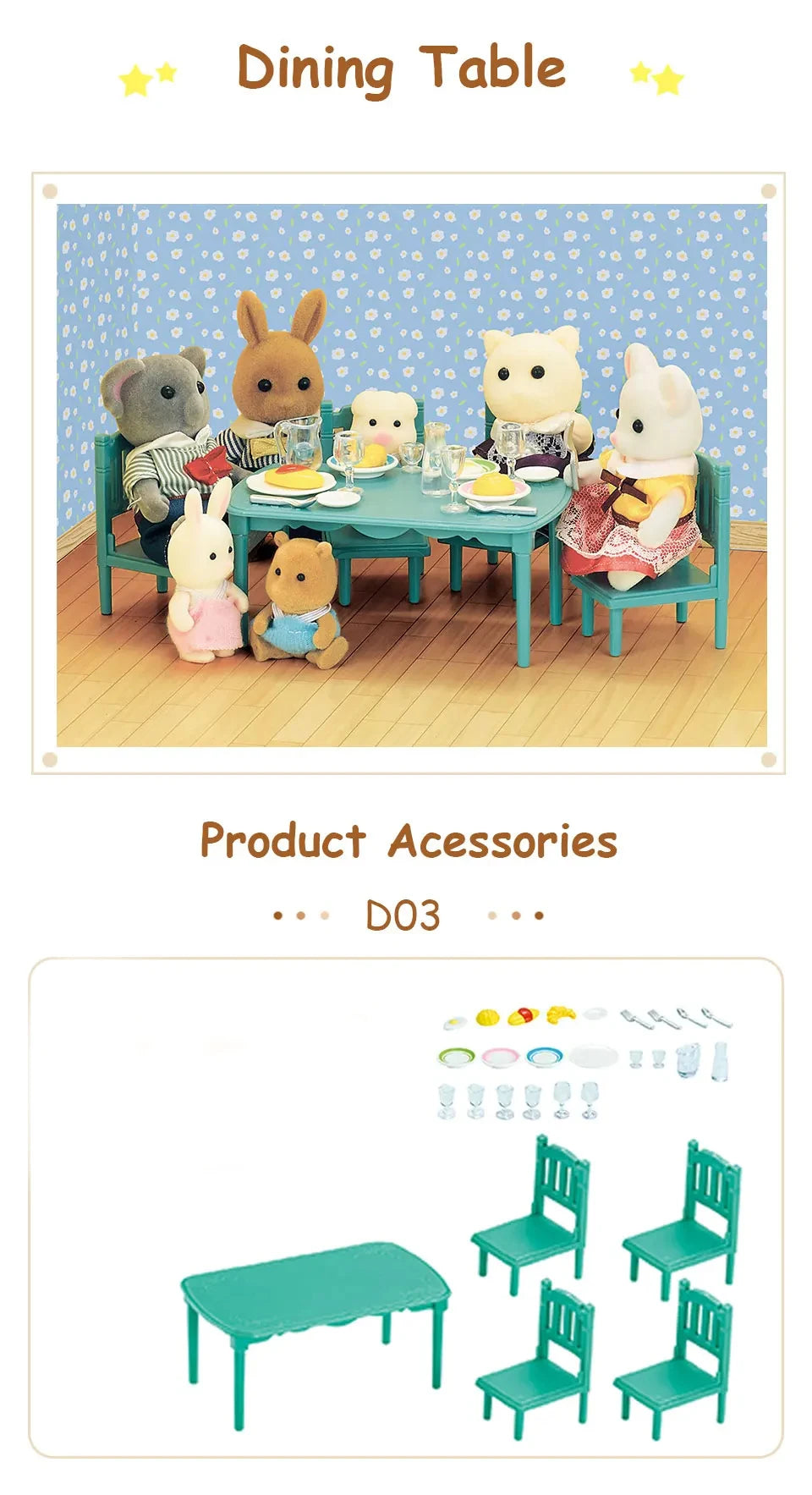 1:12 Miniature Dollhouse Furniture Set Pretend Play Accessories