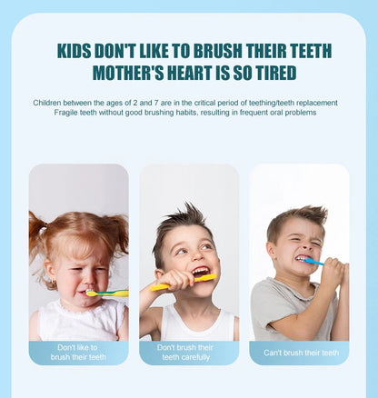 Kids U-Shaped Electric Toothbrush Rechargeable Sonic Brush