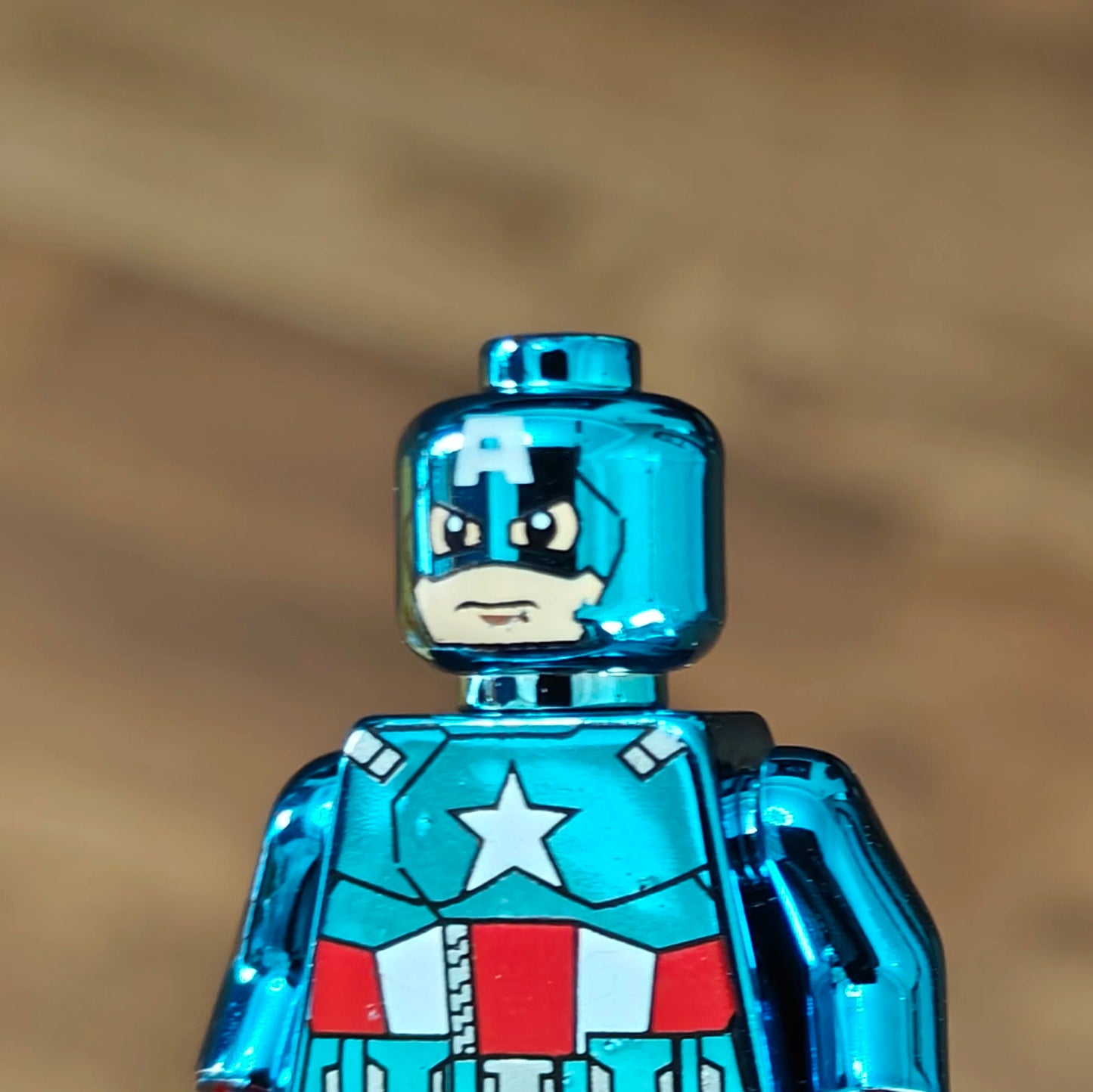 Mr Gold Building Block Figure Chrome Gold Minifigure