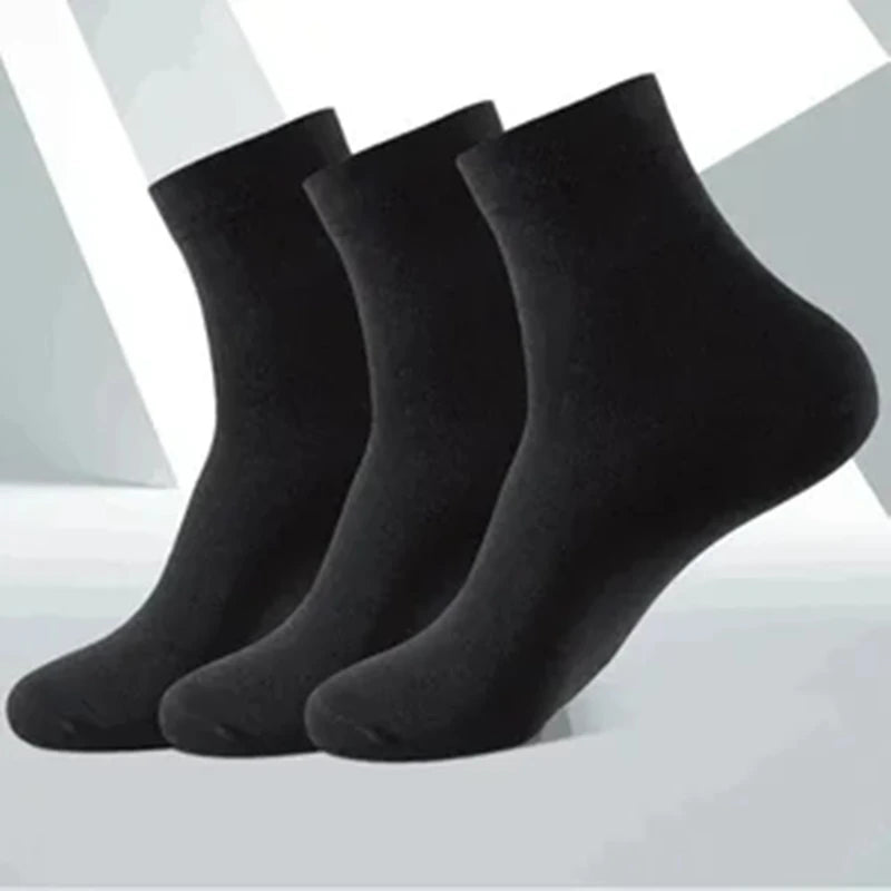 Men's Bamboo Fiber Socks Breathable Crew Sports Socks