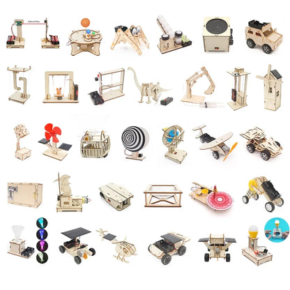 STEM Science Kit DIY Wooden Educational Learning Toy