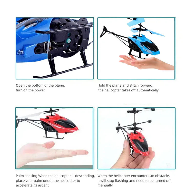 Rechargeable Mini RC Helicopter – Remote Control Flying Toy