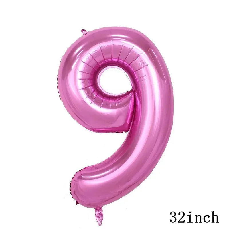 Number Latex Balloons Birthday Party Decoration Supplies