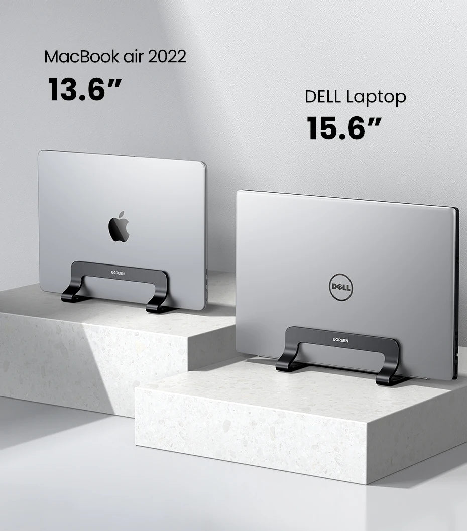 Vertical Laptop Stand – Adjustable Aluminum Notebook Holder