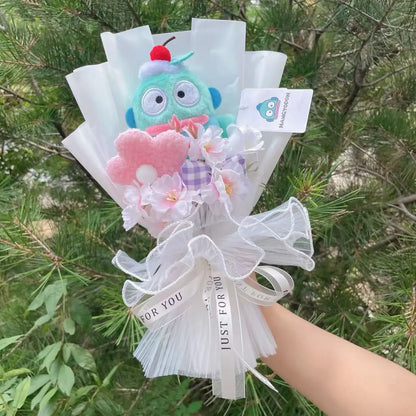 Cartoon Plush Flower Bouquet Graduation & Valentine's Gift