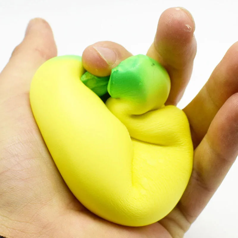 Banana Squishy Toy – Jumbo Slow Rising Stress Relief Squeeze Toy