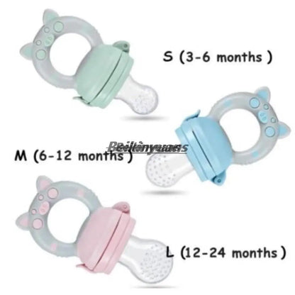 Baby Fruit Feeder Pacifier Silicone Teething Feeder