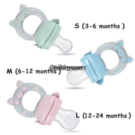 Baby Fruit Feeder Pacifier Silicone Teething Feeder