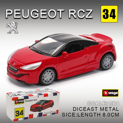 Bburago 1:64 Diecast Sports Car Model Collection