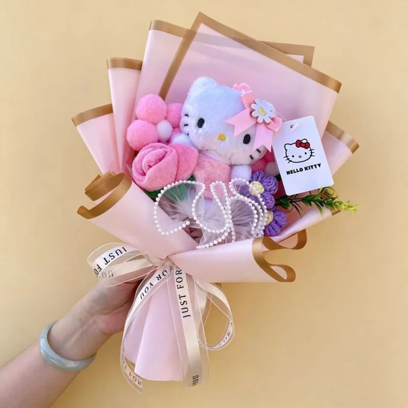 Sanrio Plush Bouquet Cute Cartoon Plush Gift 32–36cm