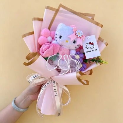 Sanrio Plush Bouquet Cute Cartoon Plush Gift 32–36cm
