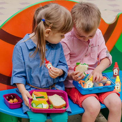 Mini Condiment Squeeze Bottles – Portable Sauce Containers for Lunch Boxes