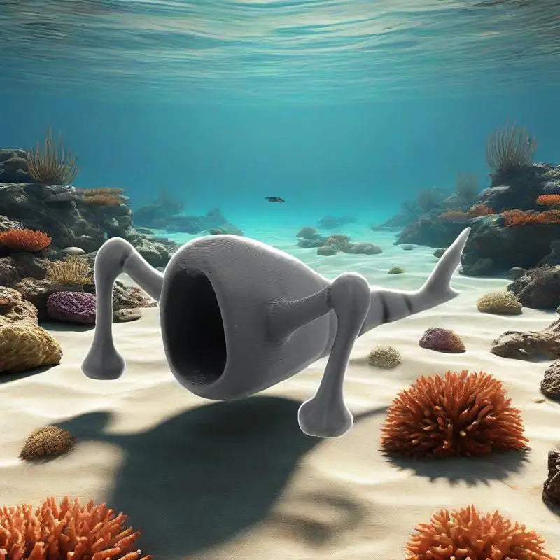Deep Sea Monster Figure 3D Printed Movable Action Toy