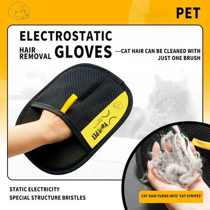 Pet Hair Remover Glove – Reusable Brush for Cats & Dogs