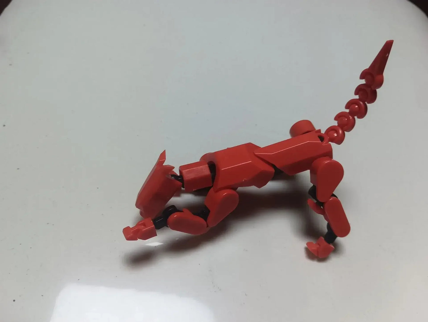 T13 Multi-Joint Robot Action Figure with Dog – 14cm Poseable Model