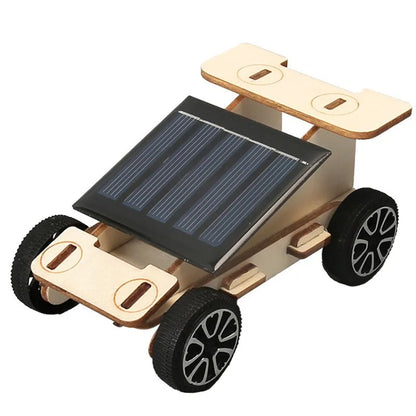 Solar Car STEM Kit – DIY Wooden Educational Model