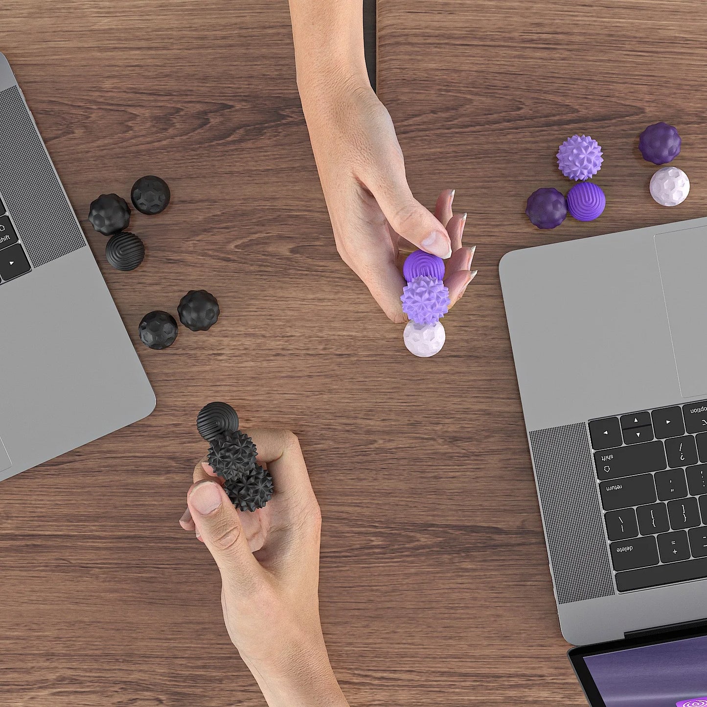 Magnetic Fidget Toy Silicone Stress Ball for Anxiety Relief