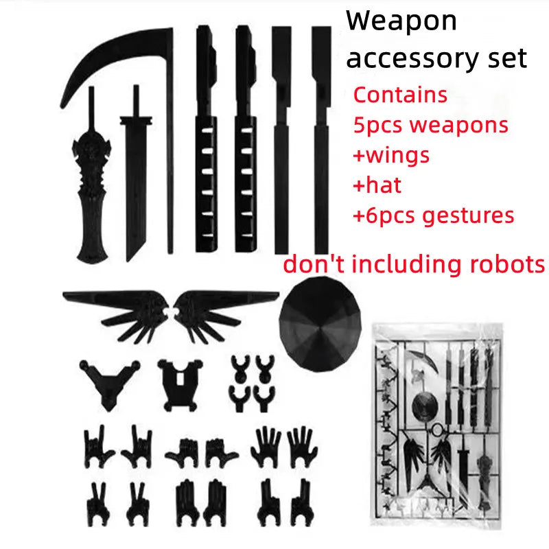 T13 Multi-Joint Robot Action Figure with Dog – 14cm Poseable Model