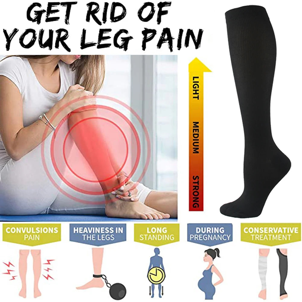 Compression Socks for Running Travel Sports and Daily Wear