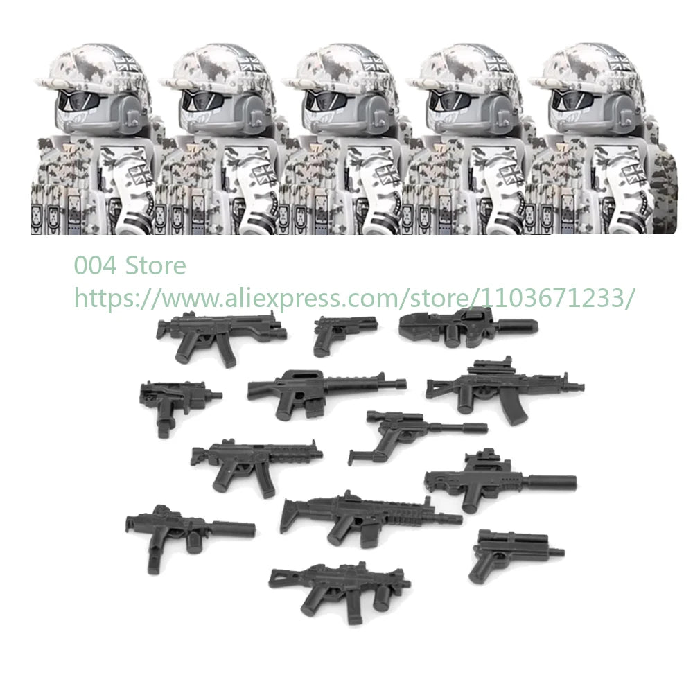 Military Special Forces Building Blocks Sniper SWAT Mini Figures