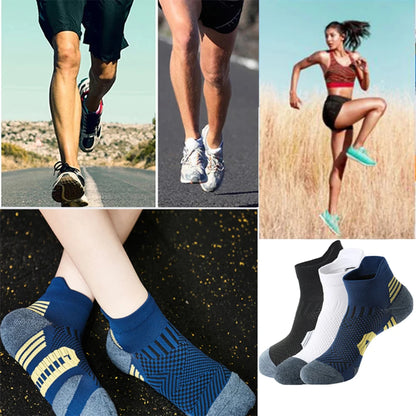 Non Slip Running Socks 3 Pair Fitness Sports Socks