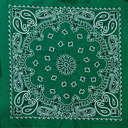 Paisley Bandana 100% Cotton Square Head Scarf 55cm