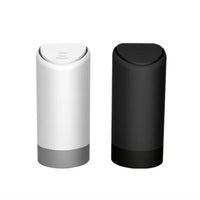 Car Trash Can – Mini Silicone Garbage Bin with Rolling Cover