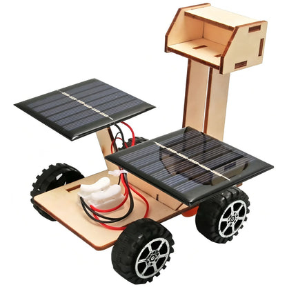 Solar Car STEM Kit – DIY Wooden Educational Model