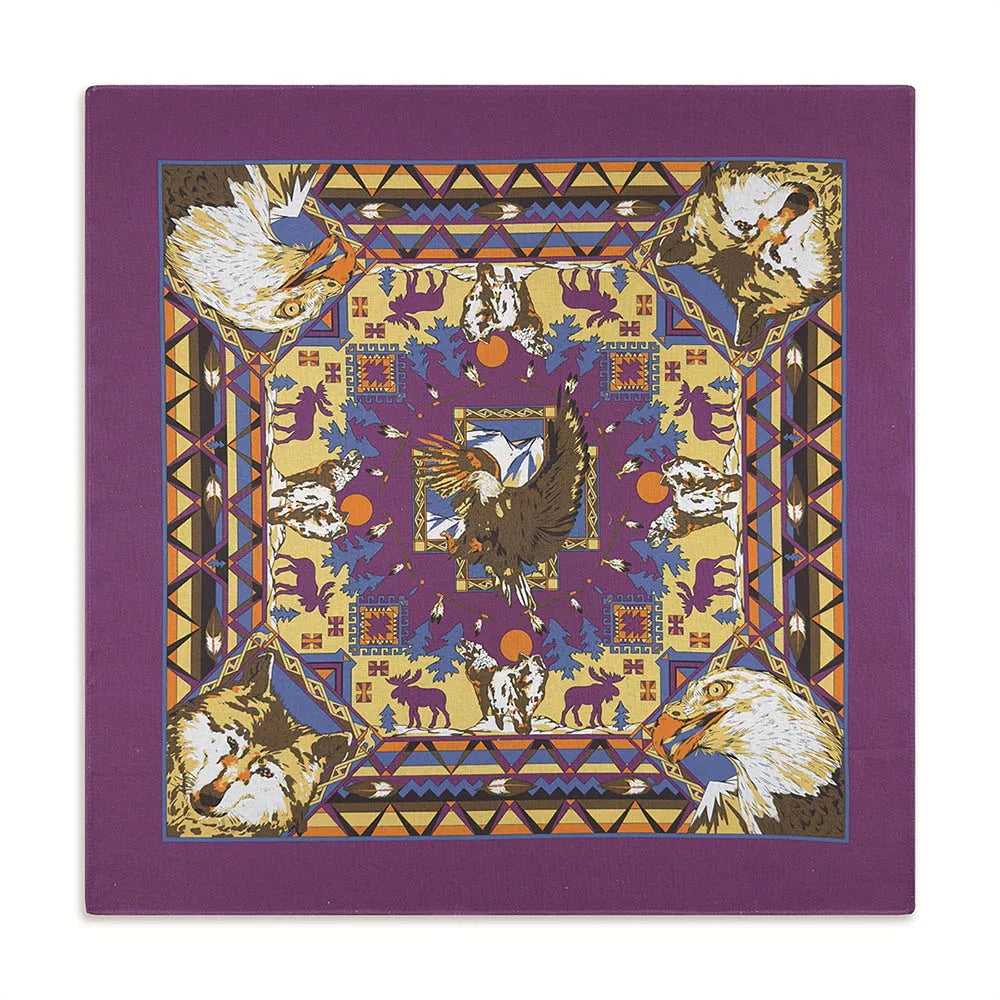 Cotton Bandana Scarf Skull Paisley Hip Hop Headband
