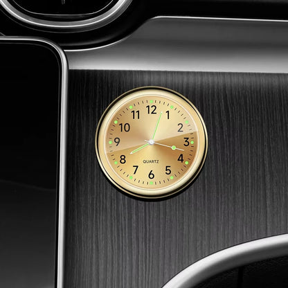 Mini Car Clock – Luminous Quartz Dashboard & Air Vent Clock
