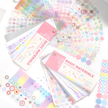 Cartoon Sticker Book Aesthetic Scrapbooking Sticker Pack