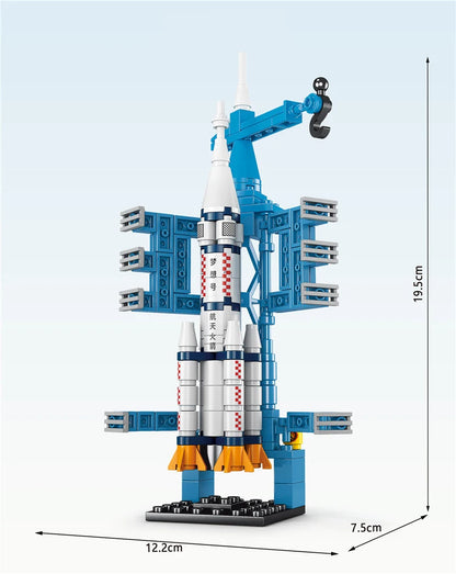 A hands-on building activity for creative play, assembling practice, and space-themed fun.