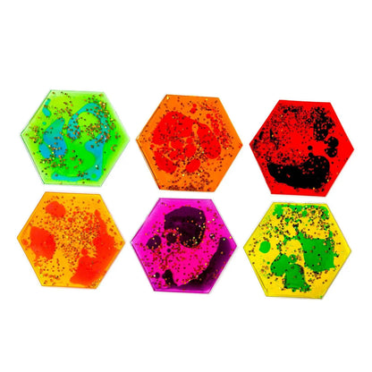 Sensory Gel Liquid Motion Tiles – 6-Piece Set