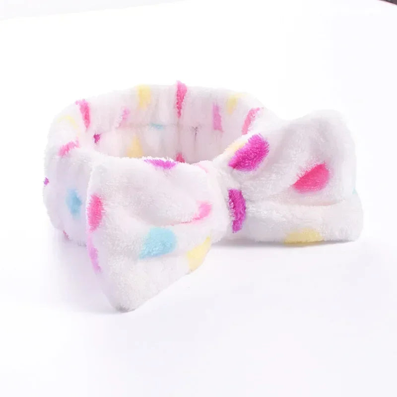Makeup Headband – Soft Coral Fleece Face Wash Hair Band