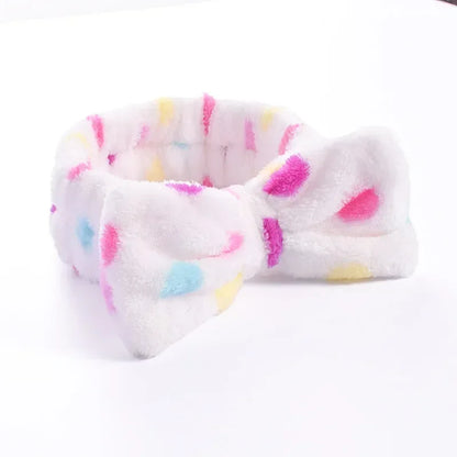 Makeup Headband – Soft Coral Fleece Face Wash Hair Band