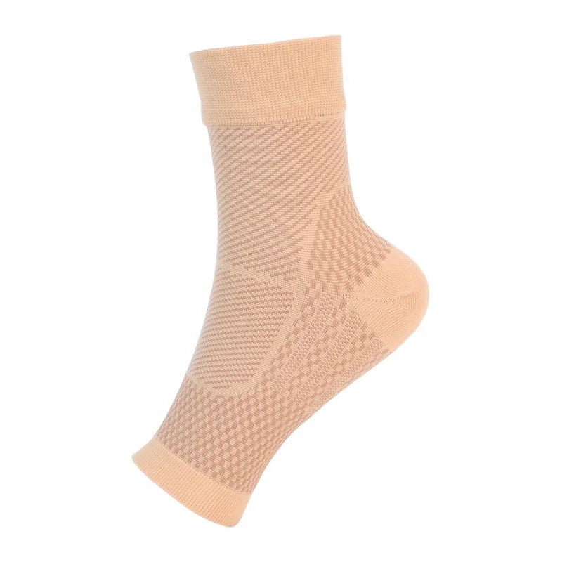 Sports Ankle Support Brace Compression Sleeve Plantar Fasciitis Sock For Achilles Tendonitis Joint Pain Swelling Heel Spur Knitt