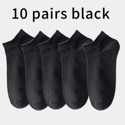 Men's Bamboo Fiber Socks Breathable Crew Sports Socks
