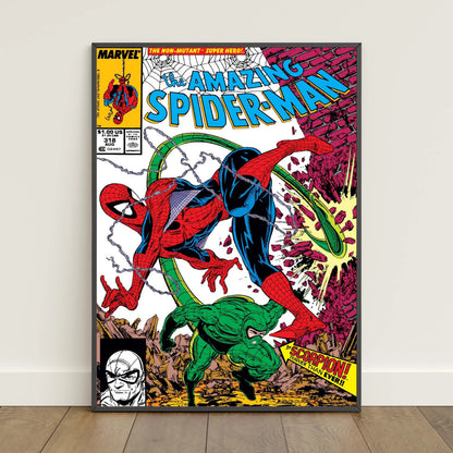 Spider-Man Comic Book Poster Peter Parker Canvas Print
