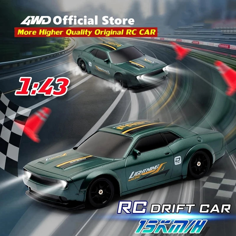 1:64 Mini 4WD Drift RC Car with Remote Control