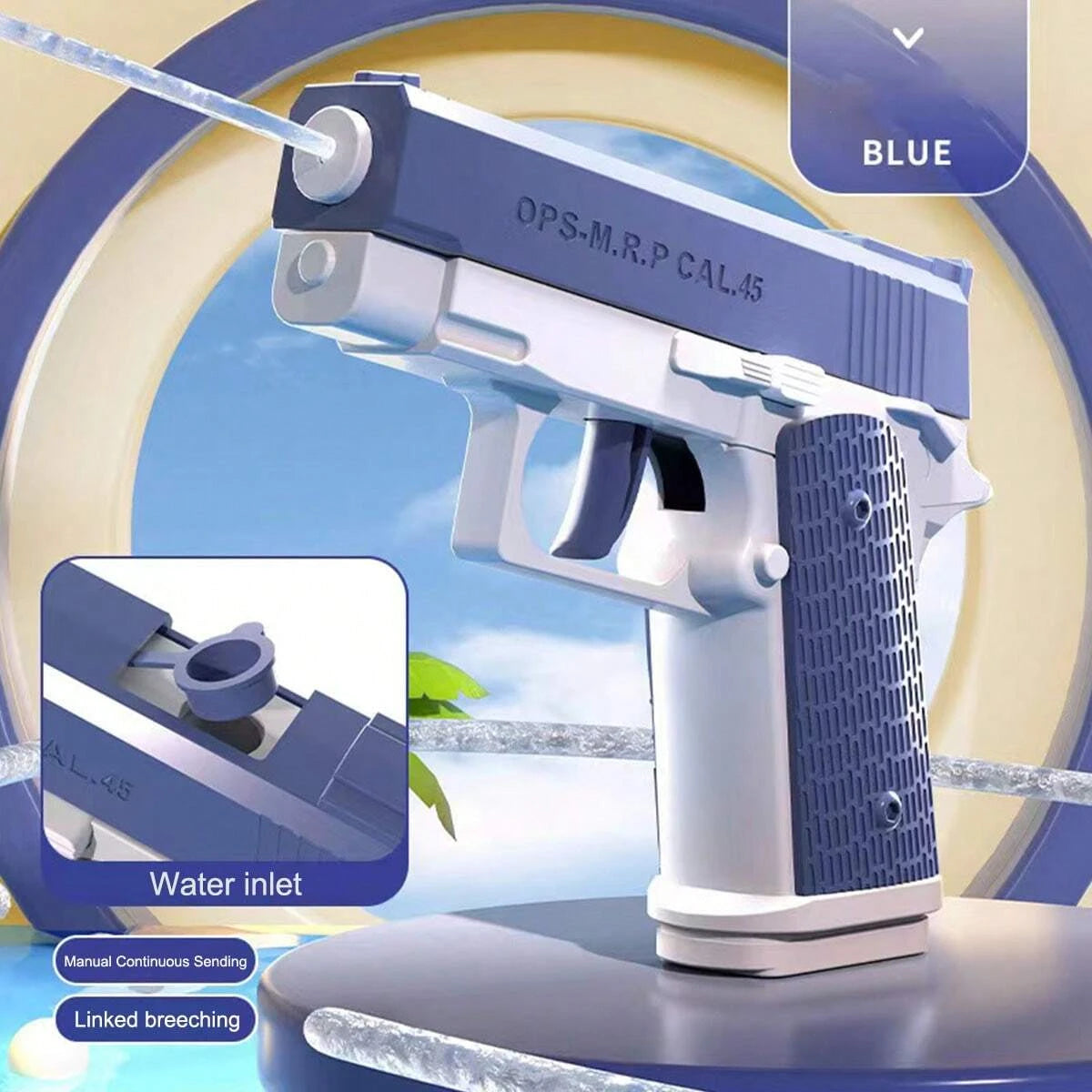 A fun, battery-free water toy for summer games, pool parties, and outdoor play.