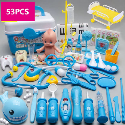 Kids Doctor Pretend Play Set – 53/31-Piece Medical Toy Kit