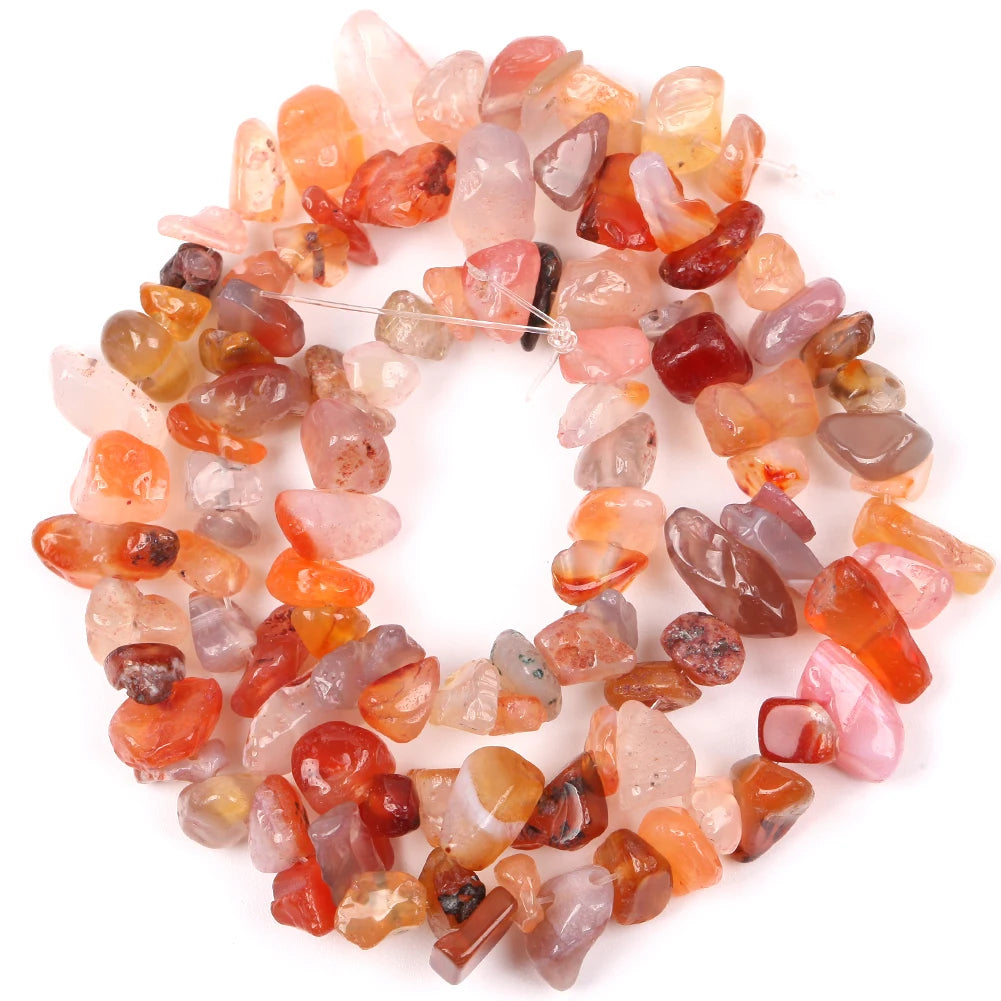 Natural Stone Chip Beads Irregular Gemstone Beads 15 Inch Strand